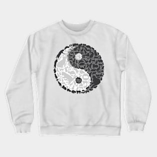 Yin Yang Cats Crewneck Sweatshirt